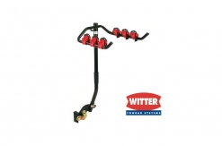 ZX109 Flange Towbar Mounted Cycle Carrier 3 bikes for vehicle with Spare Wheel overhang up to 187mm